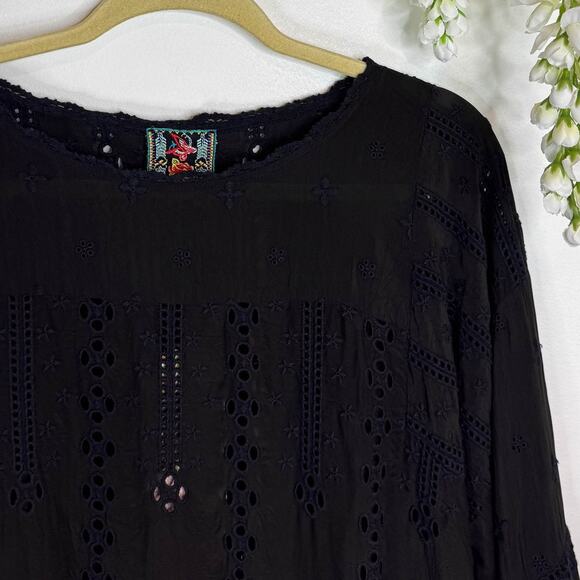 NWT JOHNNY WAS Mesha Blouse Embroidered Tunic Top Dress - Picture 4 of 8